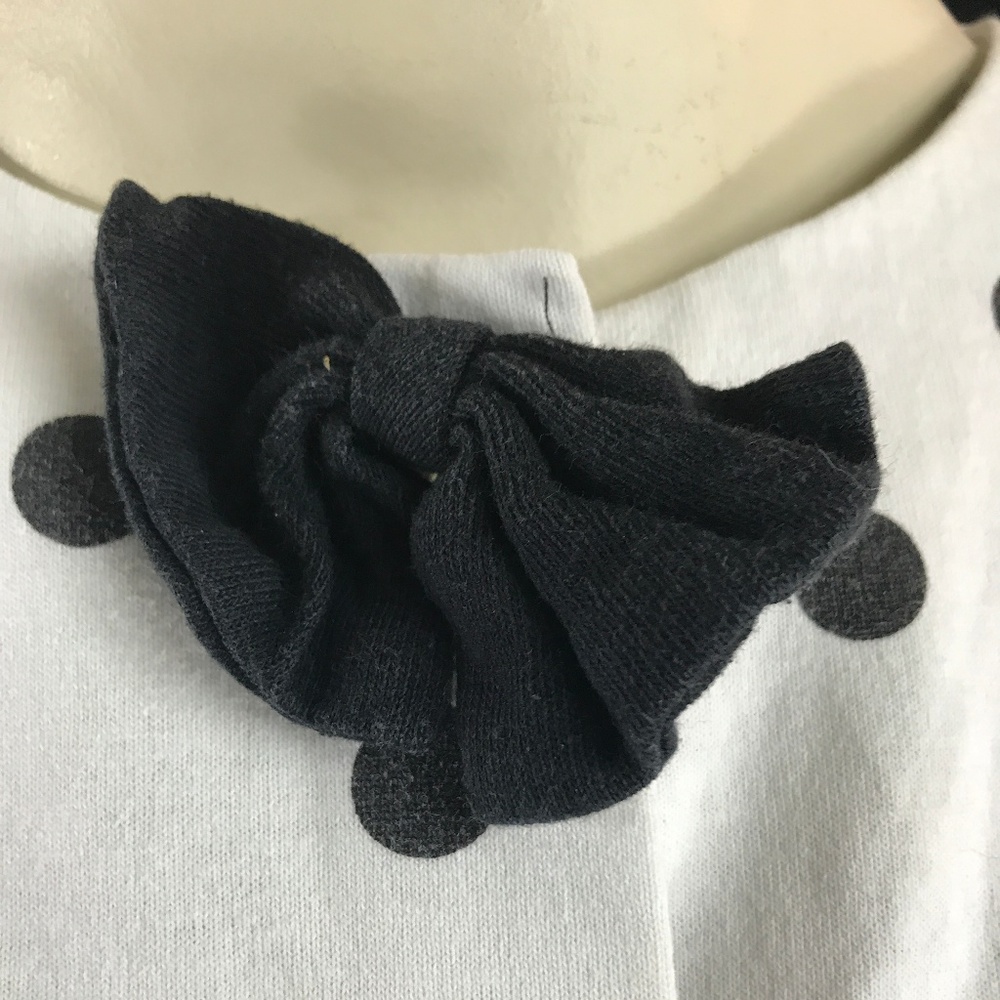 ❗️SOLD❗️80s/90s Cropped Polka Dot Top - Picture 4 of 8